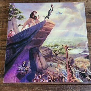 Thomas Kinkade Disney The Lion Kind Canvas Art